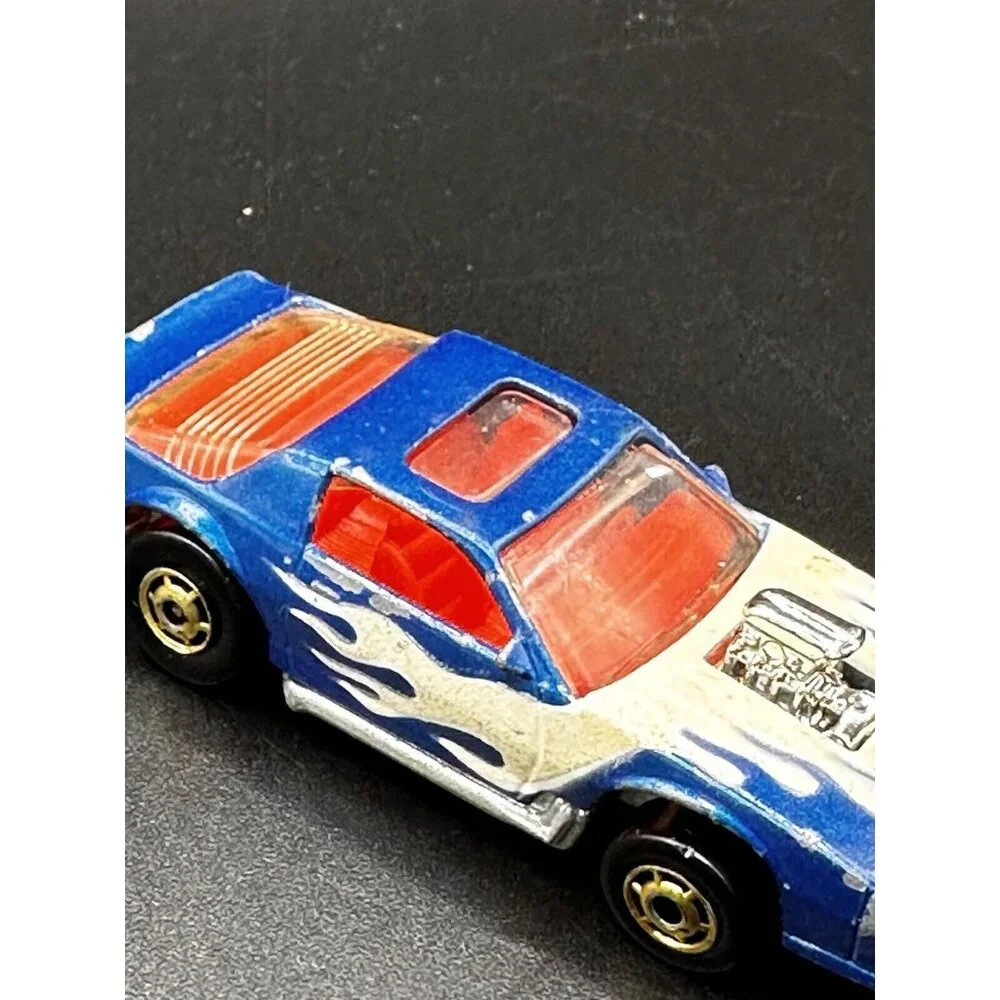 Hot Wheels Blown Camaro Z28 1987 Glow in Dark Tampo Turbotrax Vtg Turbo Glo RARE